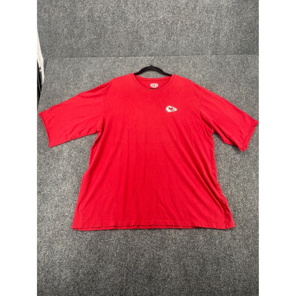 Kansas City Chiefs T-Shirt Mens XL Red Graphic Short Sleeve Cotton Football Tee